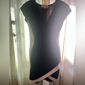 Black Dress with White Trim